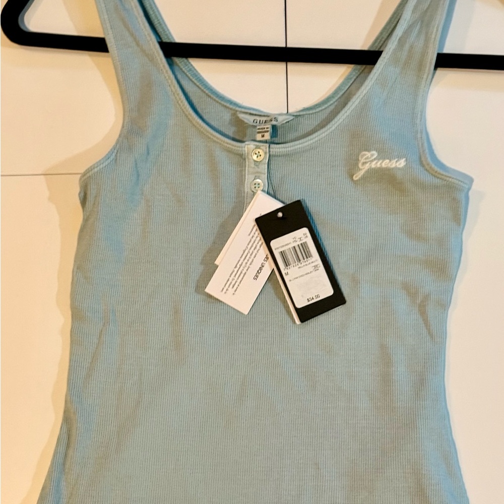 Guess Women's Blue Tank Top